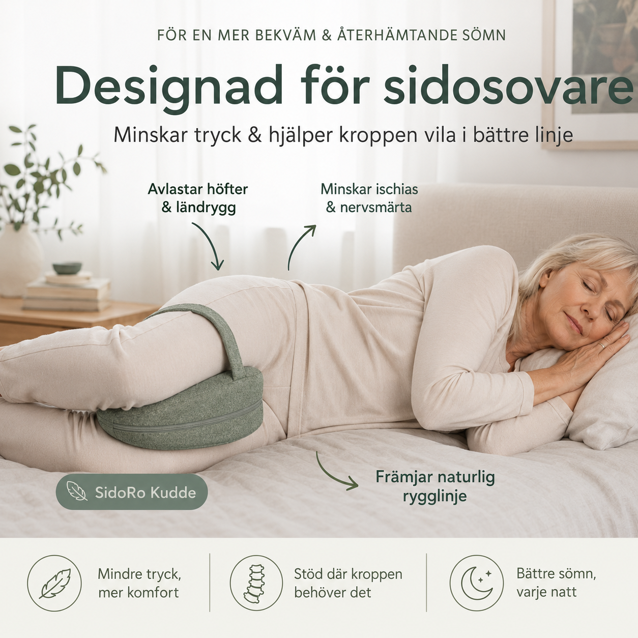 Sido-Ro Kudden - Lindra ryggsmärta